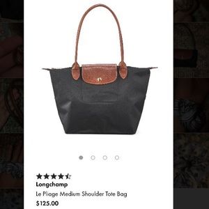 Long Champ Le Pilate Medium Shoulder Tote Bag